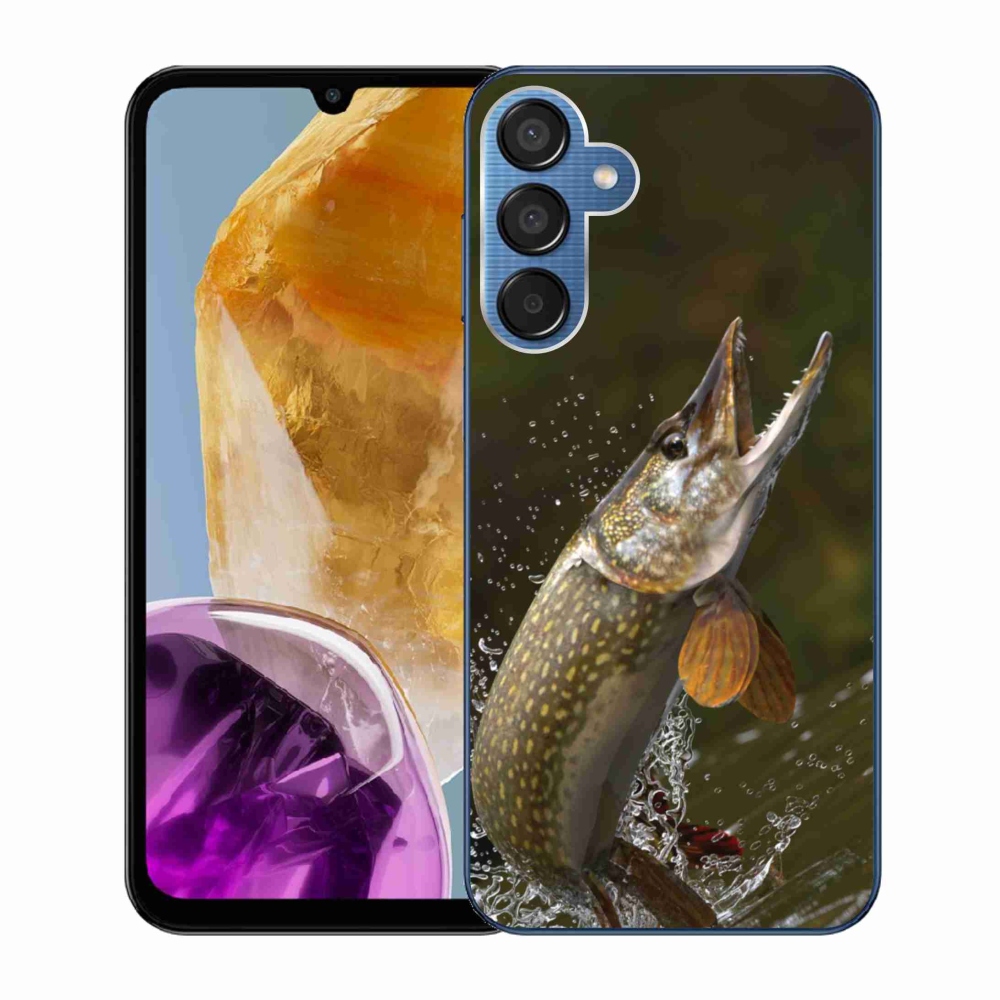 Gelový obal mmCase na Samsung Galaxy M15 5G - štika