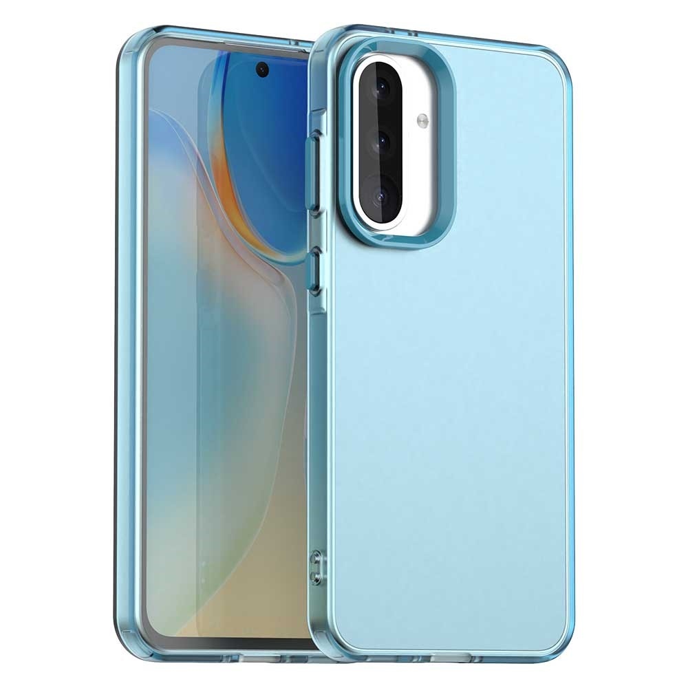 Candy matný gelový obal na Samsung Galaxy A36 5G/A56 5G - modrý