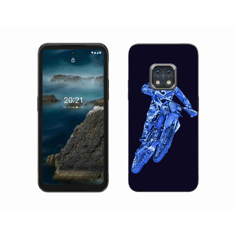 Gelový kryt mmCase na Nokia XR20 - motocross 1