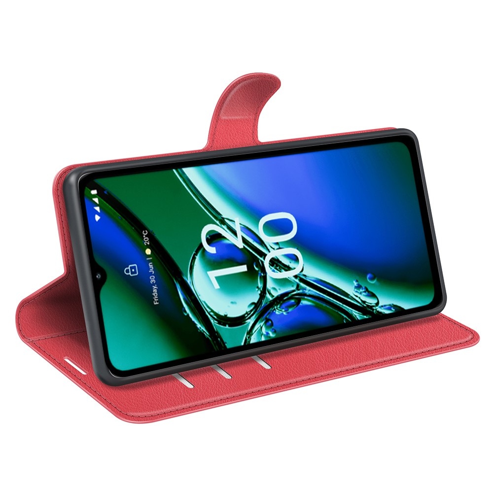 Litchi knížkové pouzdro na Nokia G42 - červené