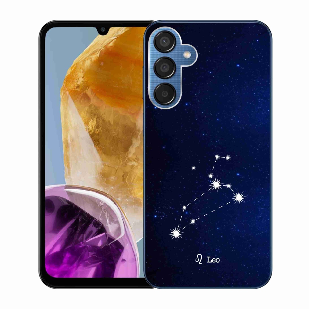 Gelový kryt mmCase na Samsung Galaxy M15 5G - souhvězdí Lva