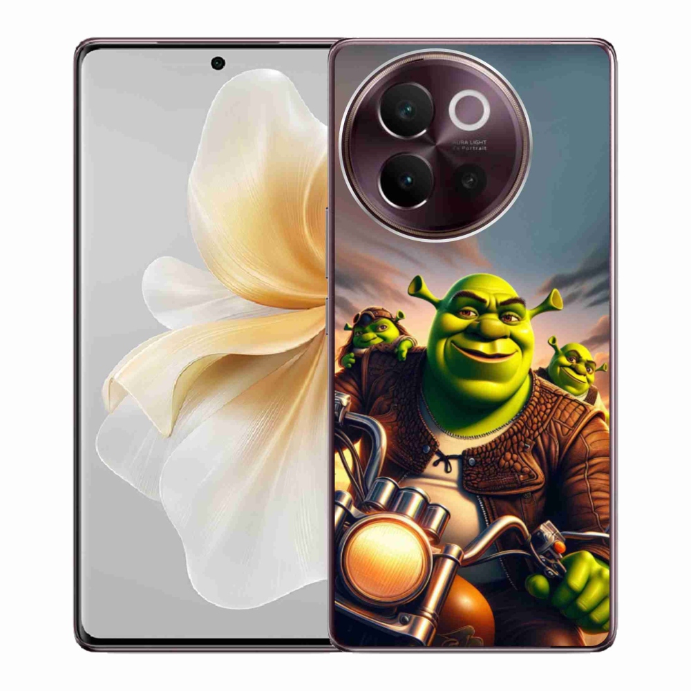 Gelový kryt mmCase na Vivo V40 Lite 5G - shrek na motorce