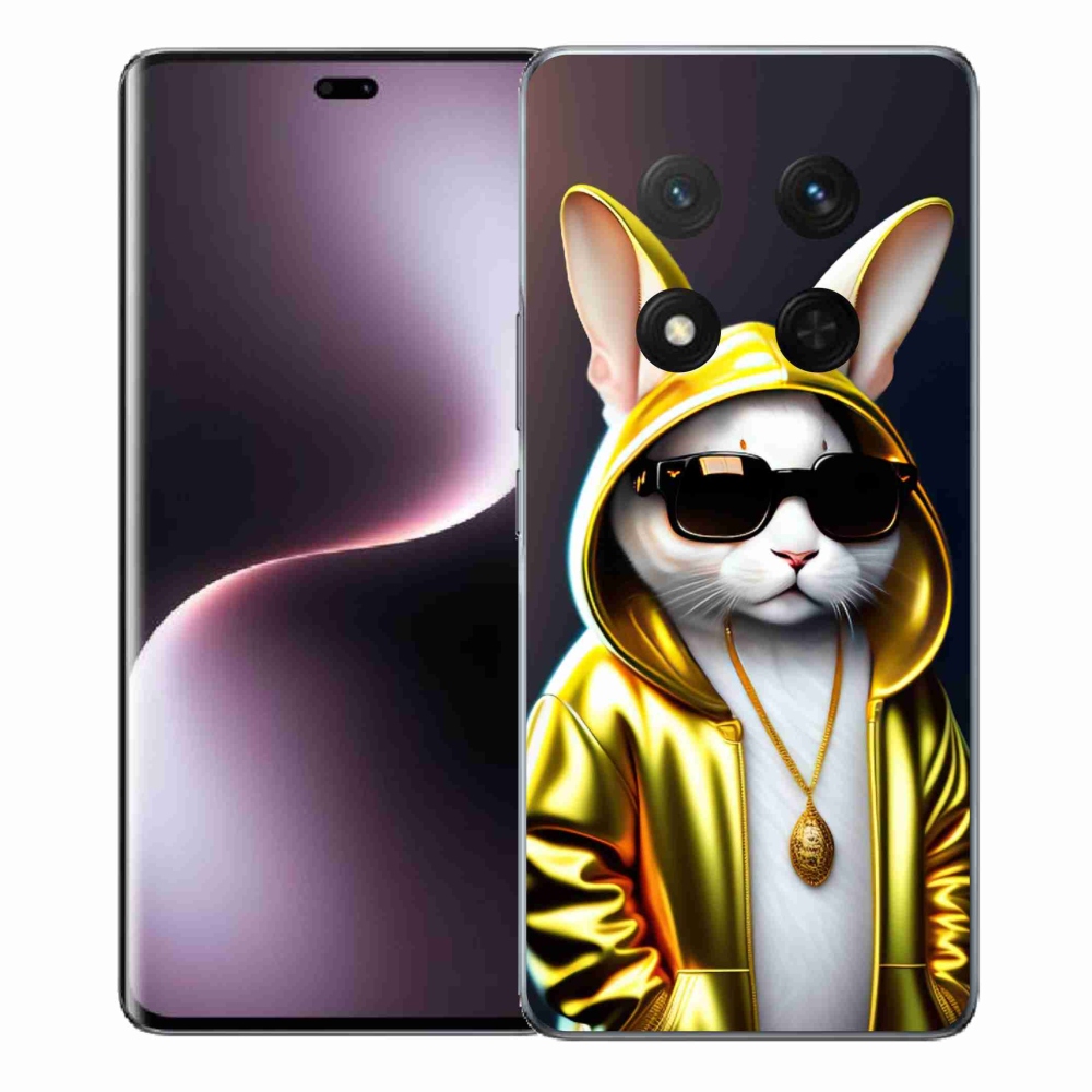 Gelový kryt mmCase na Honor Magic 7 Lite 5G - kočka boss
