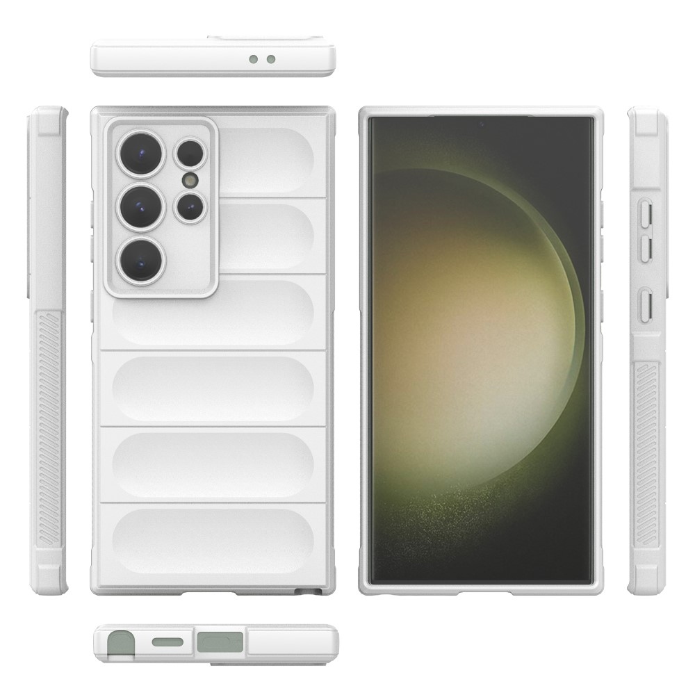 Rugg odolný gelový obal na Samsung Galaxy S24 Ultra - bílý