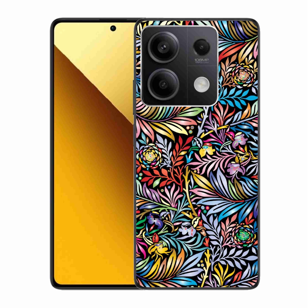 Gelový kryt mmCase na Xiaomi Redmi Note 13 5G - květiny 5