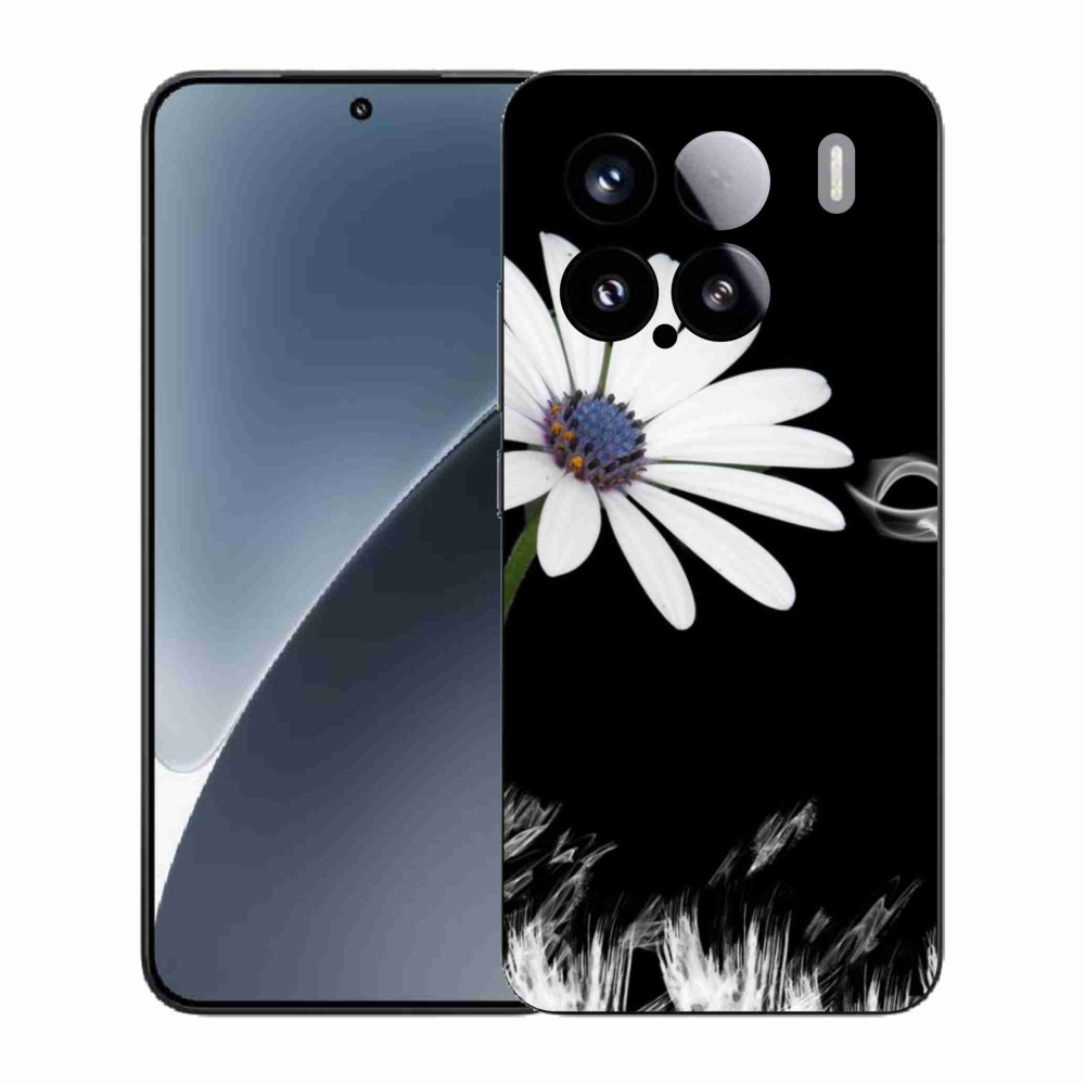 Gelový kryt mmCase na Xiaomi 15 - bílá květina