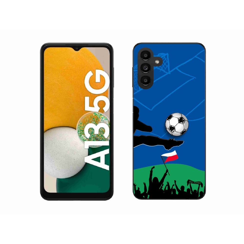 Gelový kryt mmCase na Samsung Galaxy A13 5G - fanoušci fotbalu