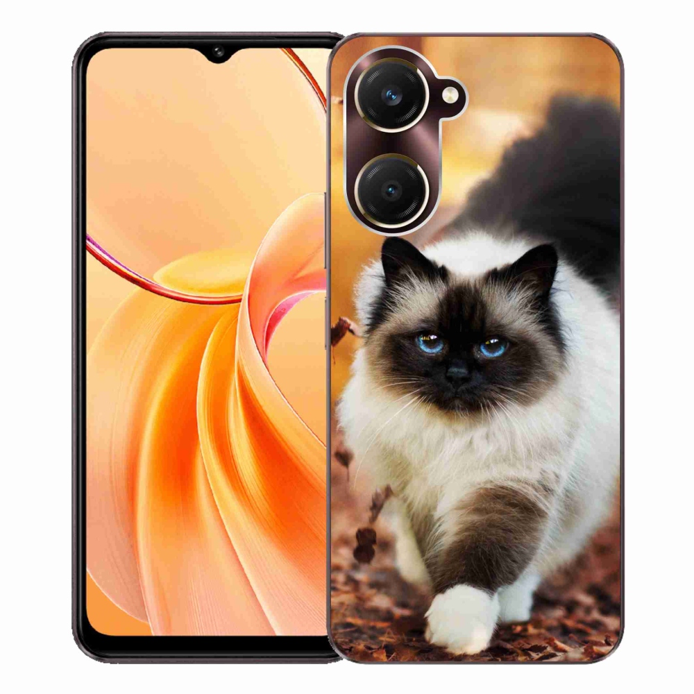 Gelový kryt mmCase na Vivo Y28s 5G - kočka