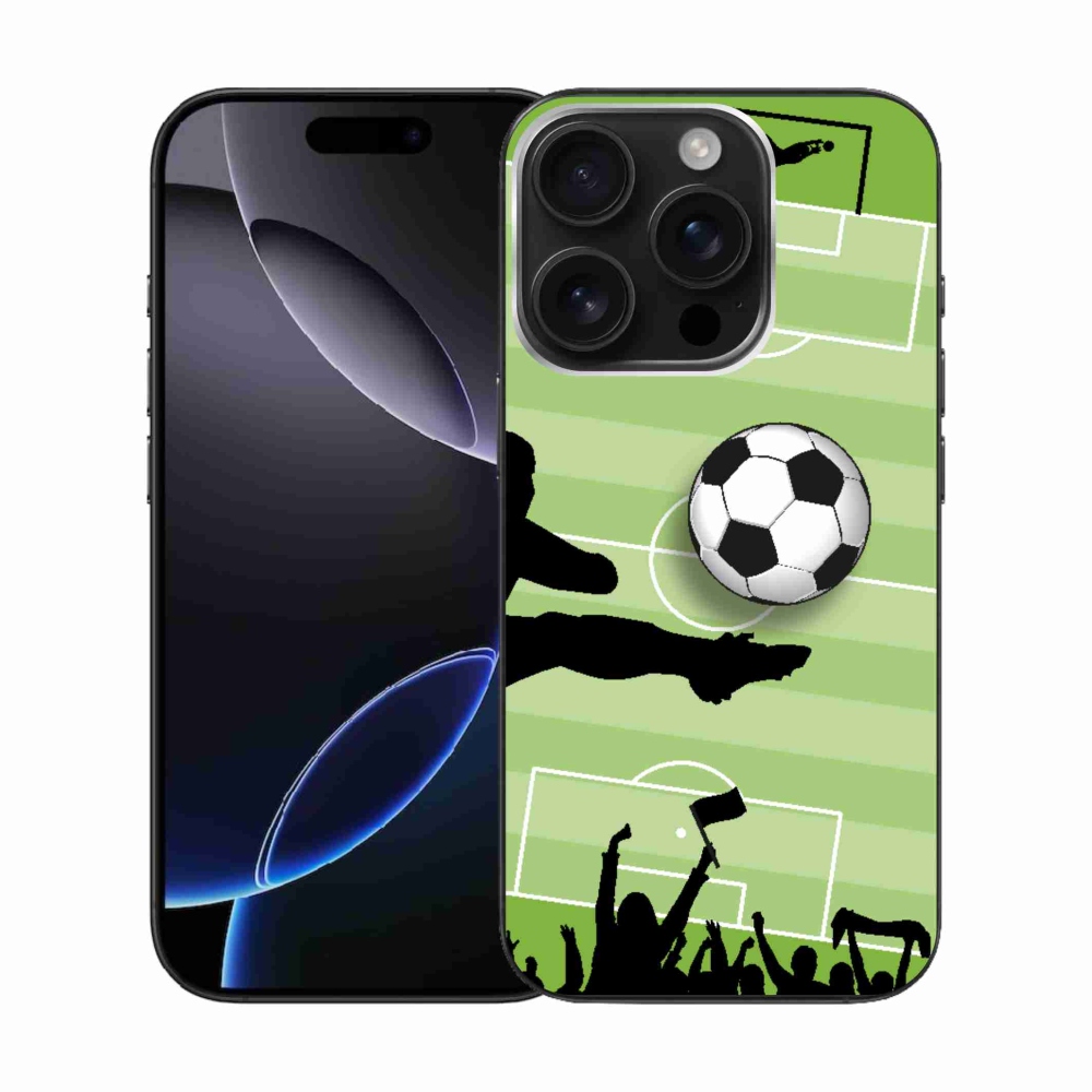 Gelový kryt mmCase na iPhone 16 Pro - fotbal 3