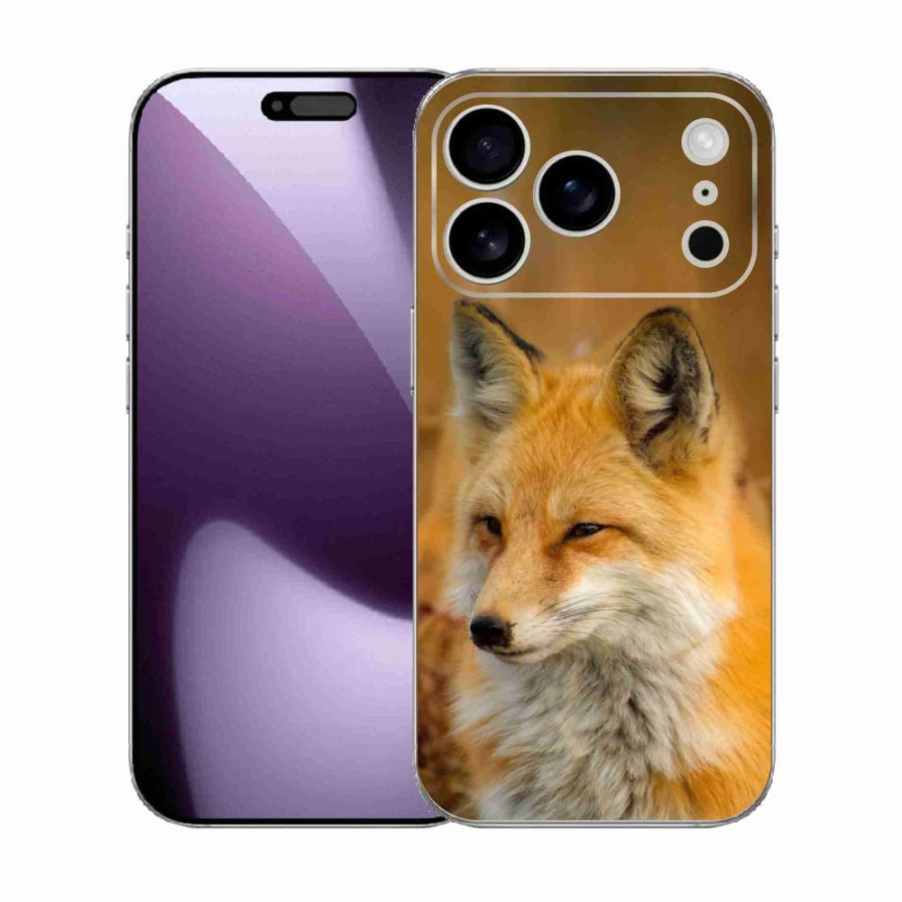 Gelový kryt mmCase na iPhone 17 Pro - liška