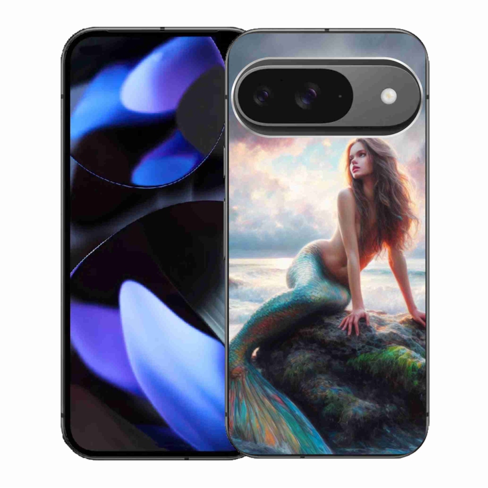 Gelový kryt mmCase na Google Pixel 9/9 Pro - mořská panna