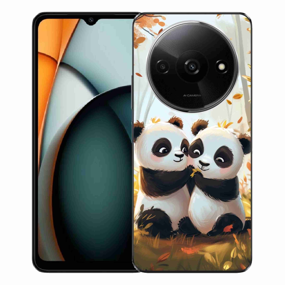 Gelový kryt mmCase na Xiaomi Redmi A3 - pandy