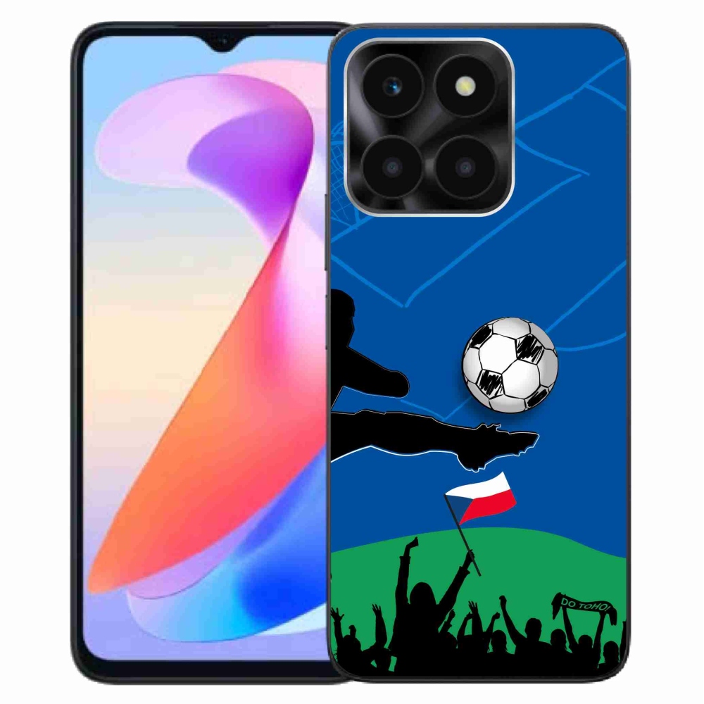 Gelový kryt mmCase na Honor X6a - fanoušci fotbalu