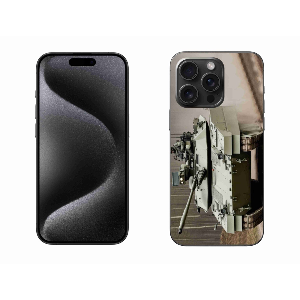 Gelový kryt mmCase na iPhone 15 Pro Max - tank 2