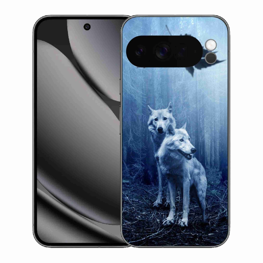 Gelový kryt mmCase na Google Pixel 10 Pro XL - vlci v lese