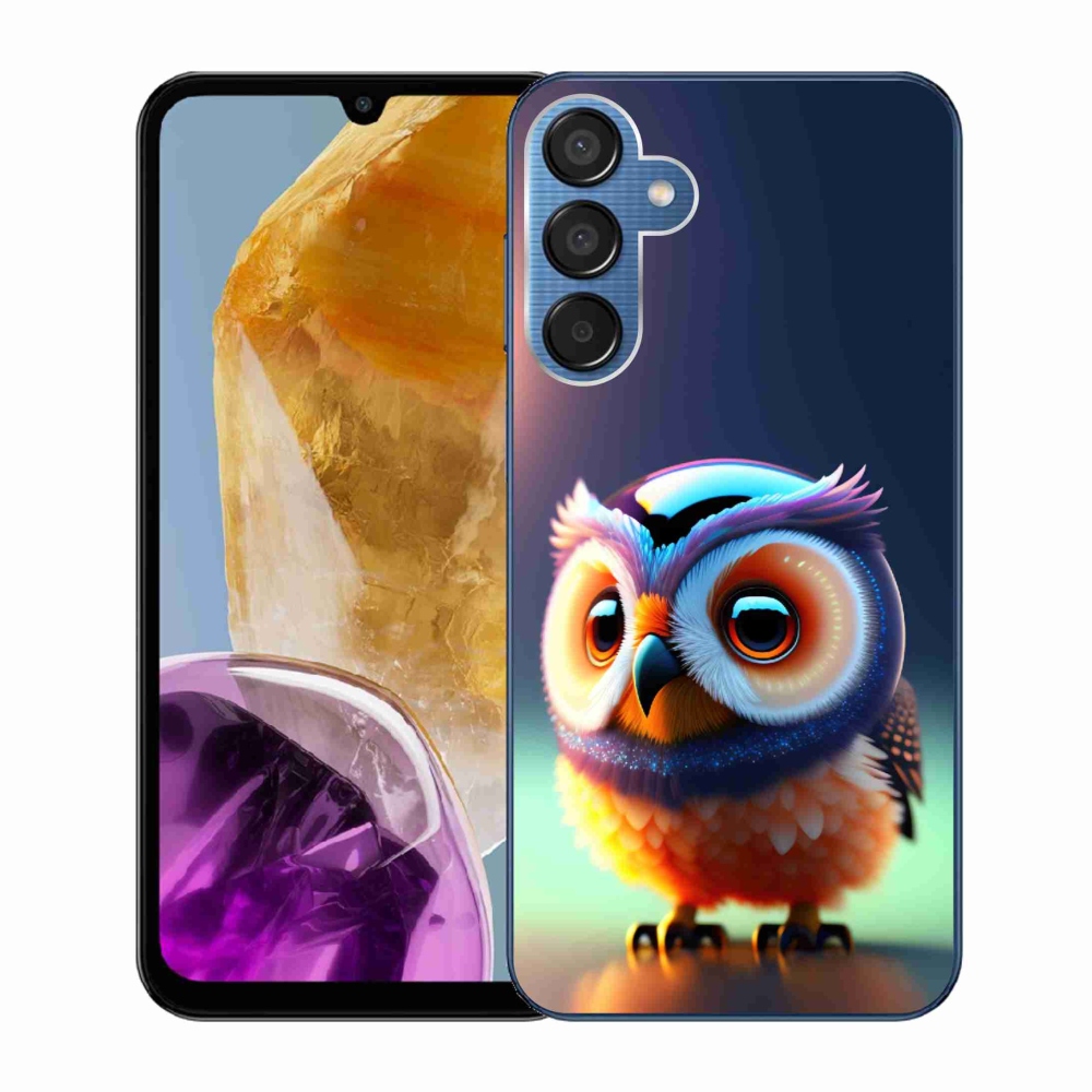 Gelový kryt mmCase na Samsung Galaxy M15 5G - sovička