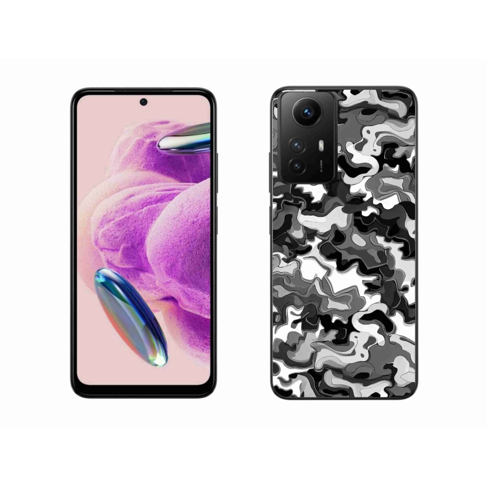 Gelový kryt mmCase na Xiaomi Redmi Note 12S - maskáčový vzor 3