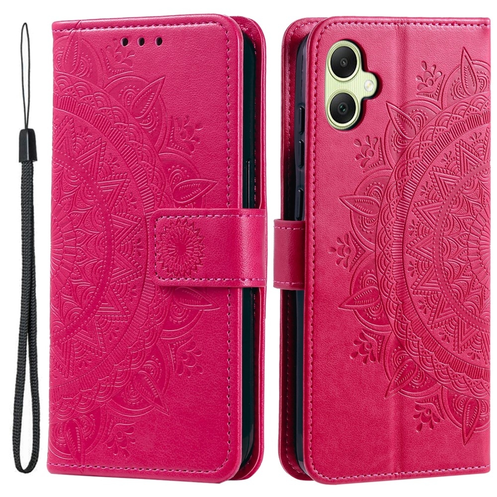 Mandala knížkové pouzdro na Samsung Galaxy A06 4G - rose