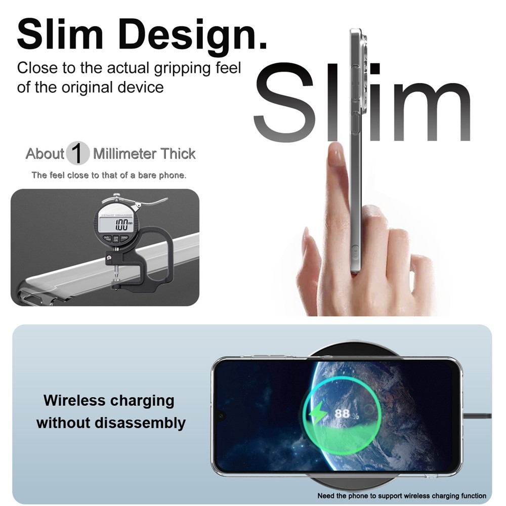 IMK průhledný gelový obal na Samsung Galaxy S25 FE