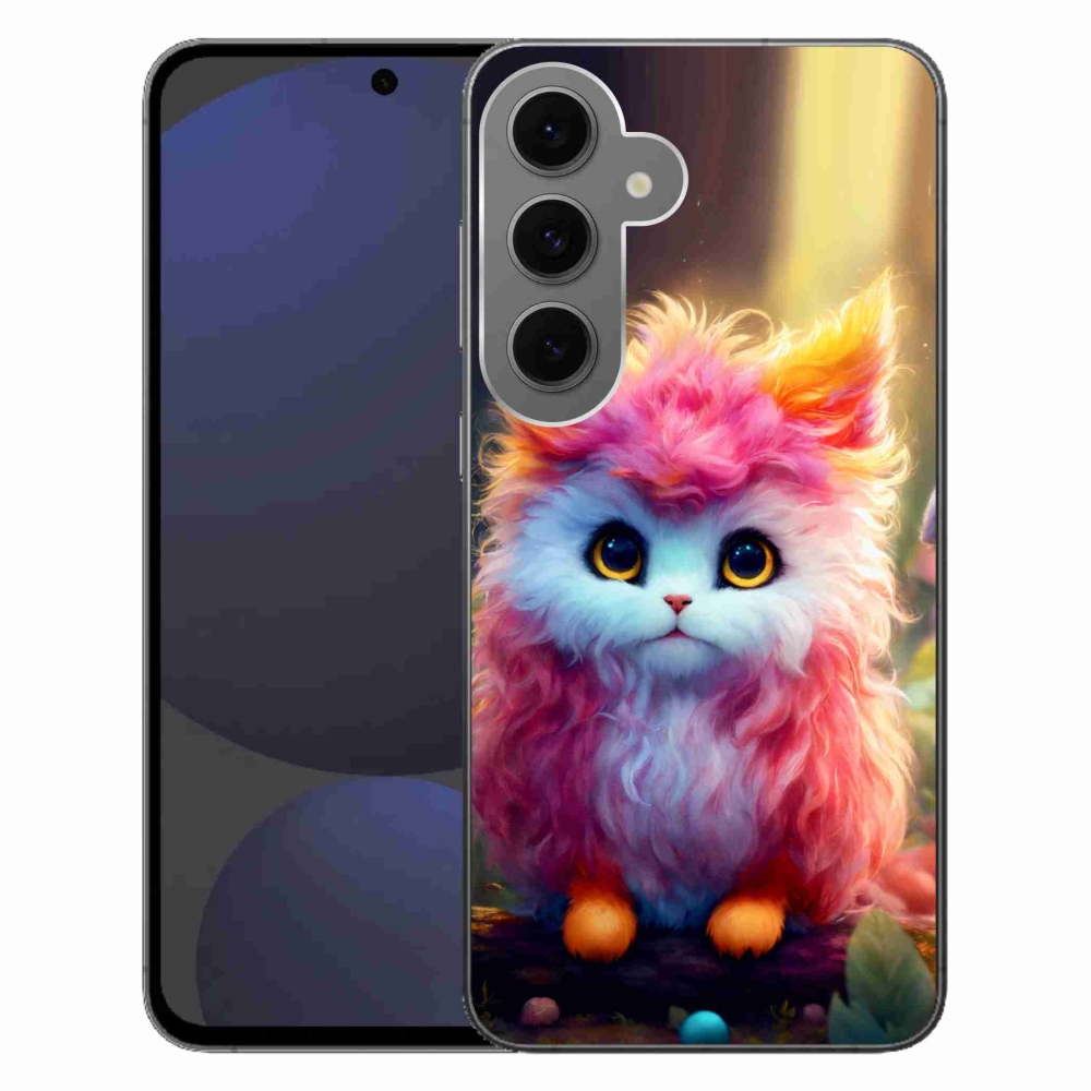 Gelový kryt mmCase na Samsung Galaxy S24 FE - roztomilé kotě 5