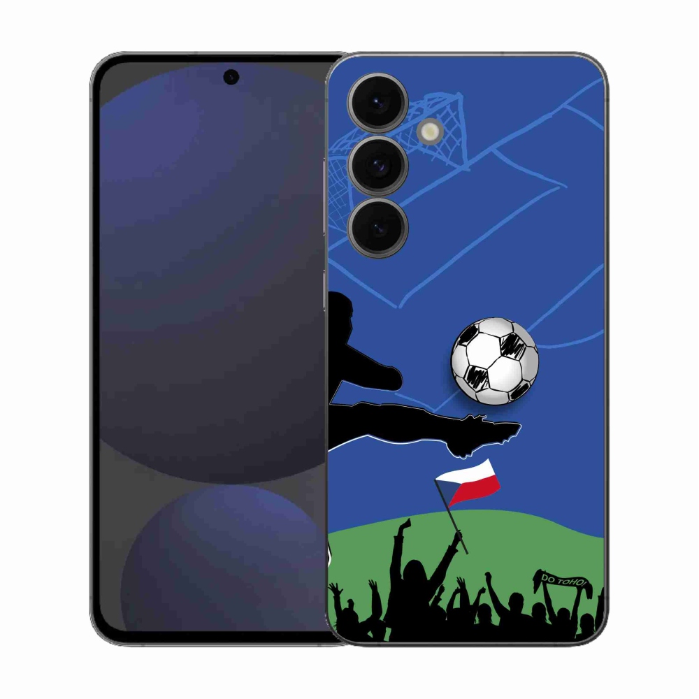 Gelový kryt mmCase na Samsung Galaxy S25 FE - fanoušci fotbalu