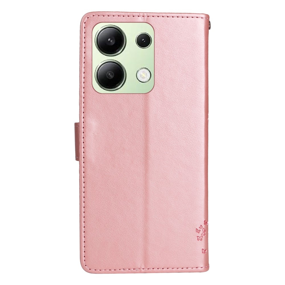 Trees knížkové pouzdro na Xiaomi Redmi Note 13 - růžovozlaté