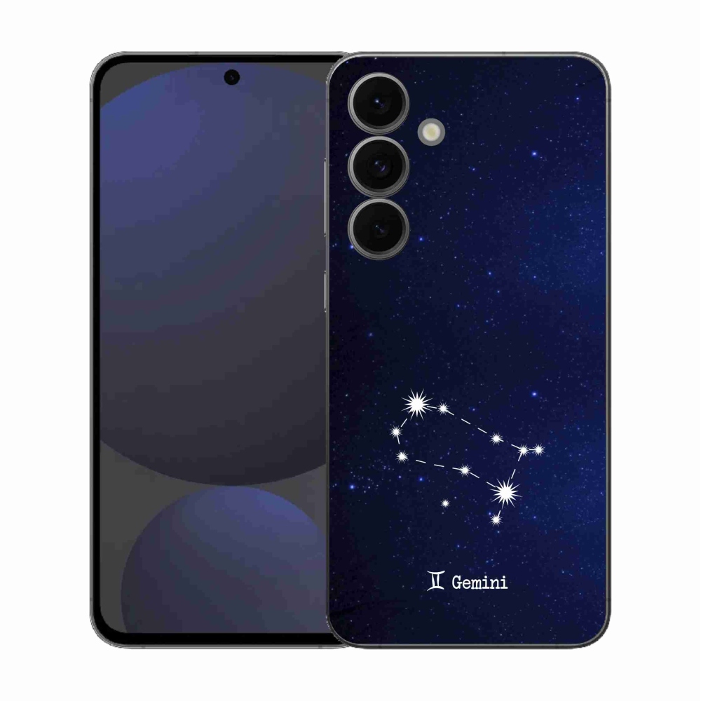 Gelový kryt mmCase na Samsung Galaxy S25 FE - souhvězdí Blíženců