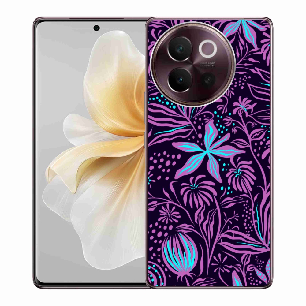 Gelový kryt mmCase na Vivo V40 Lite 5G - květiny 2