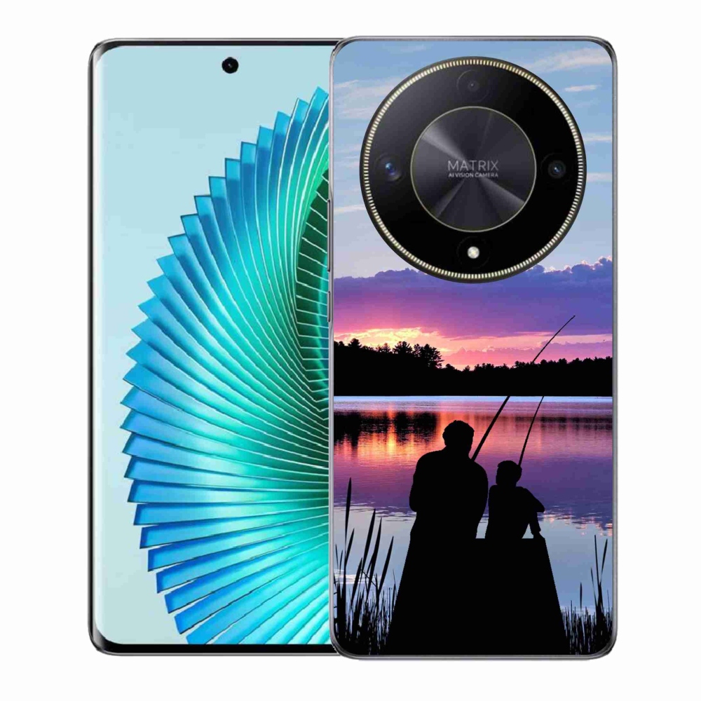 Gelový kryt mmCase na Honor Magic 6 Lite 5G - rybaření 2