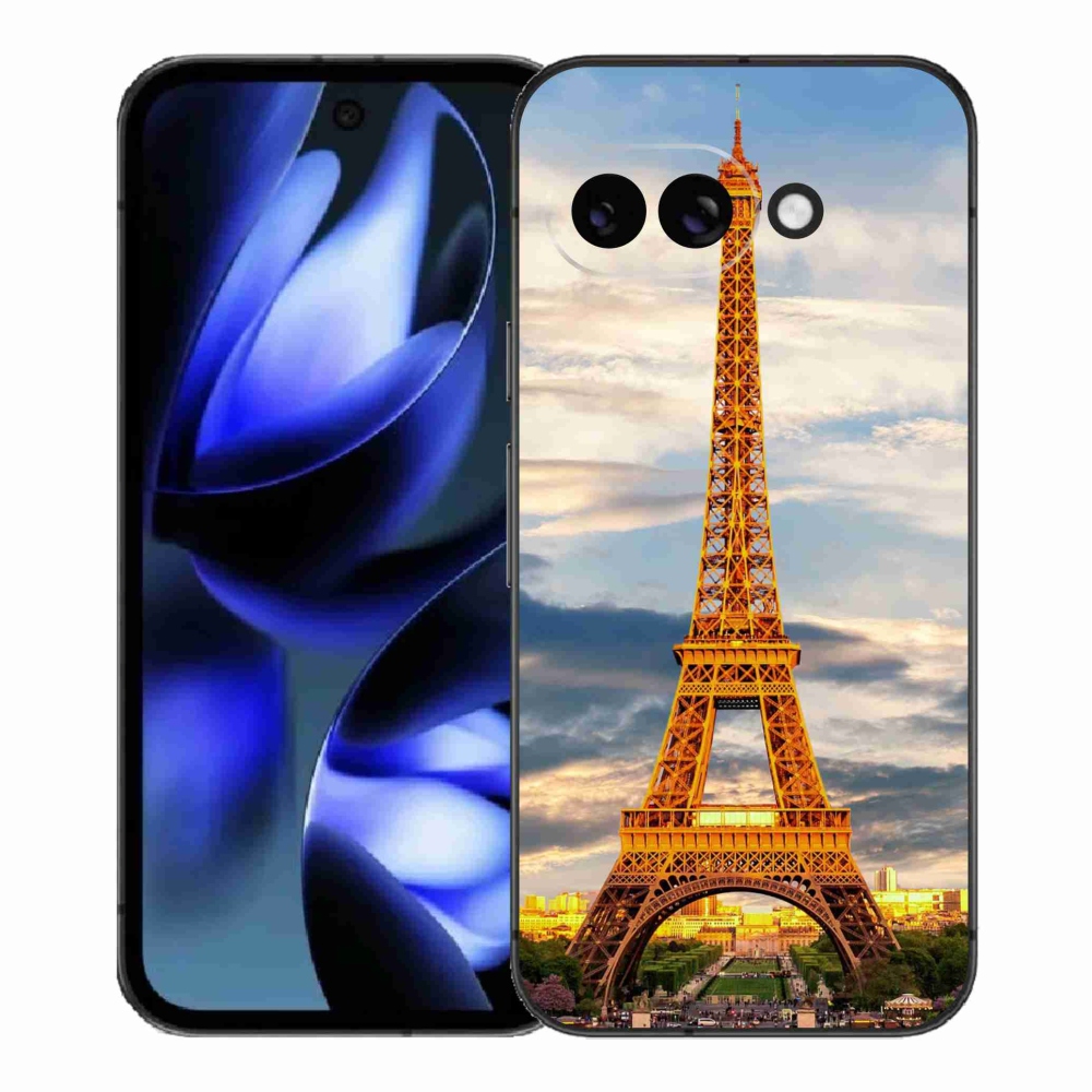 Gelový kryt mmCase na Google Pixel 9a - eiffelova věž 3