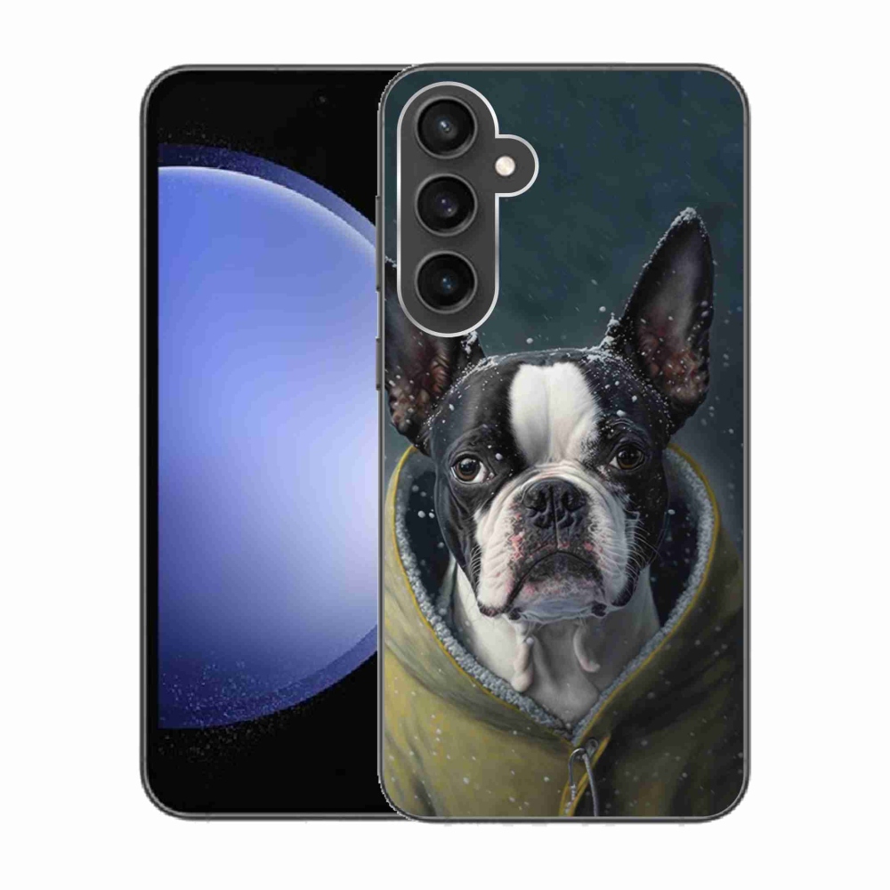 Gelový kryt mmCase na Samsung Galaxy S23 FE - buldoček