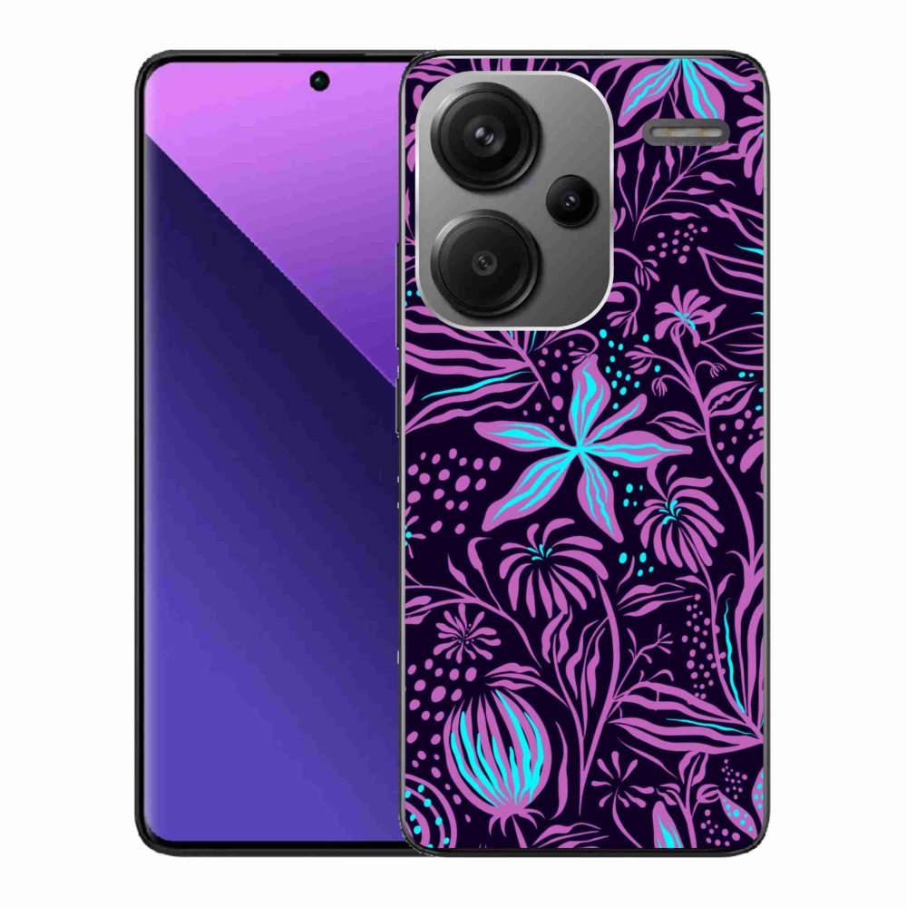Gelový kryt mmCase na Xiaomi Redmi Note 13 Pro+ 5G - květiny 2