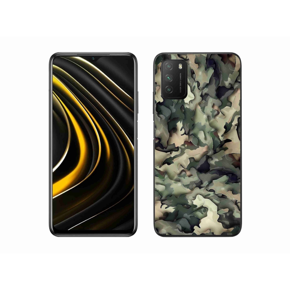 Gelový kryt mmCase na Xiaomi Poco M3 - maskáčový vzor 9