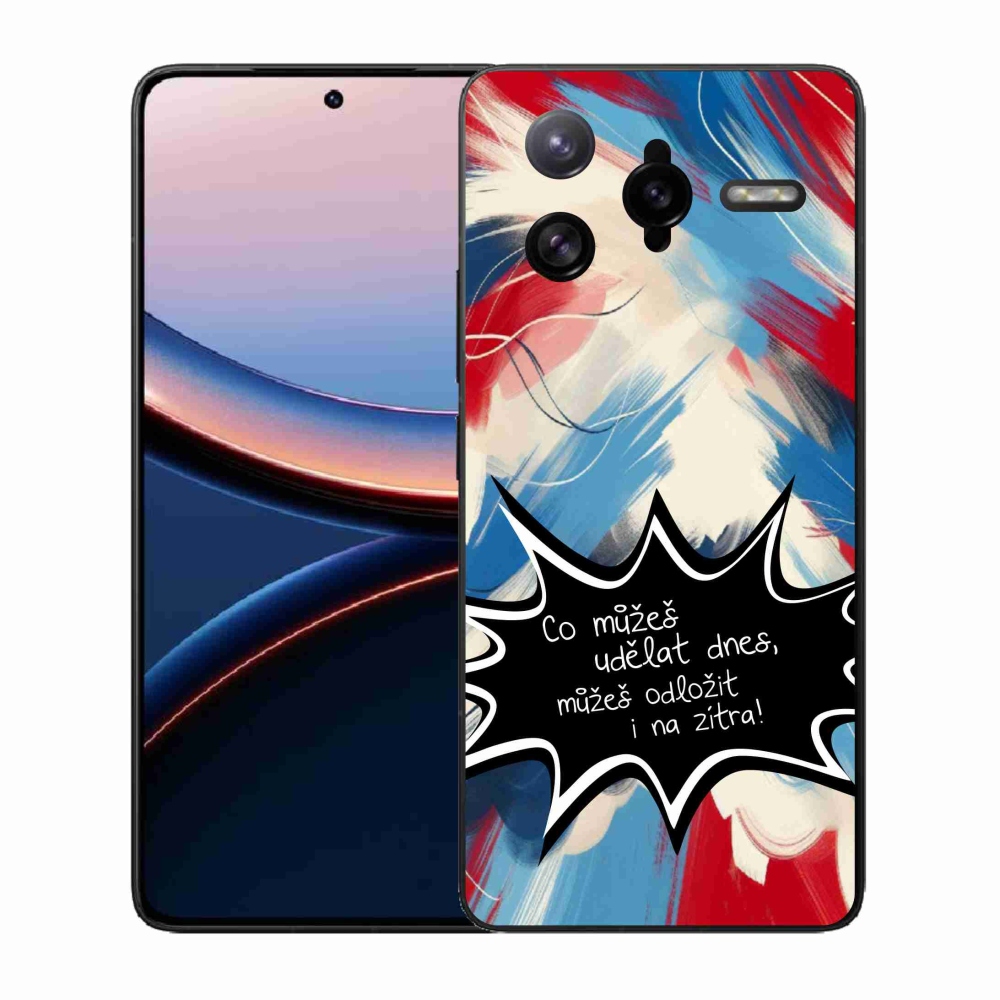 Gelový kryt mmCase na Xiaomi Poco F7 Ultra - vtipný text 9 černé pozadí