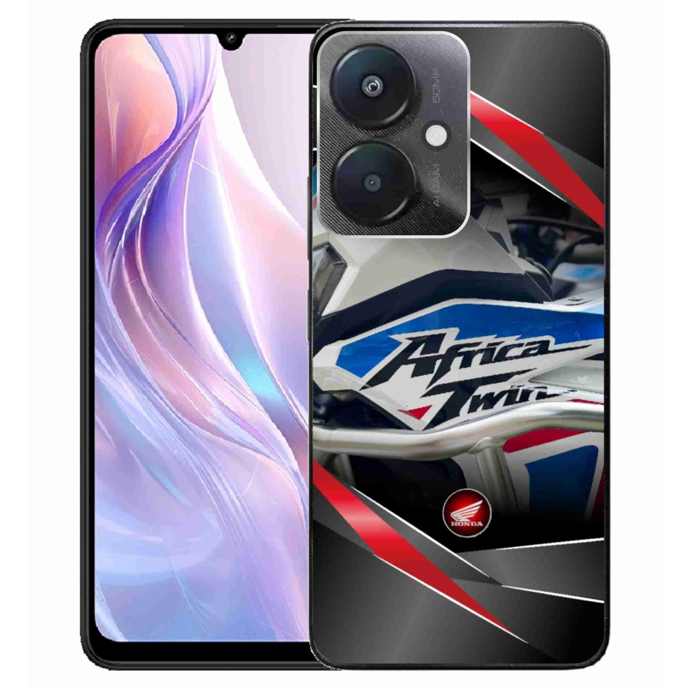 Gelový kryt mmCase na Xiaomi Redmi 13C 5G  - motorka honda