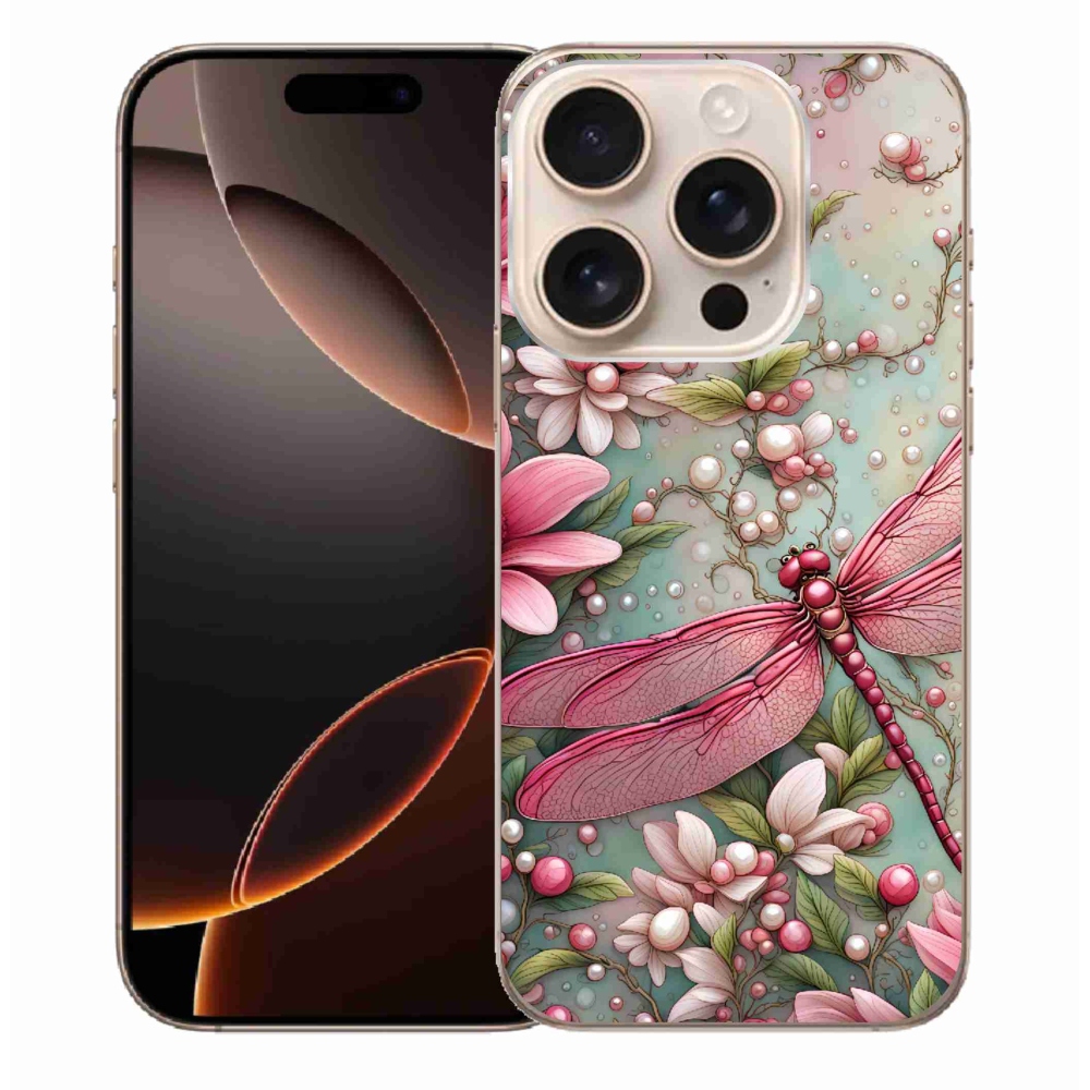 Gelový kryt mmCase na iPhone 16 Pro Max - vážka