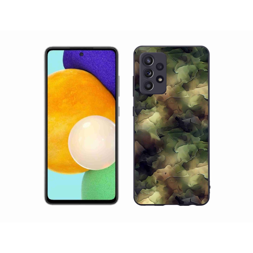 Gelový kryt mmCase na Samsung Galaxy A52/A52 5G - maskáčový vzor 10