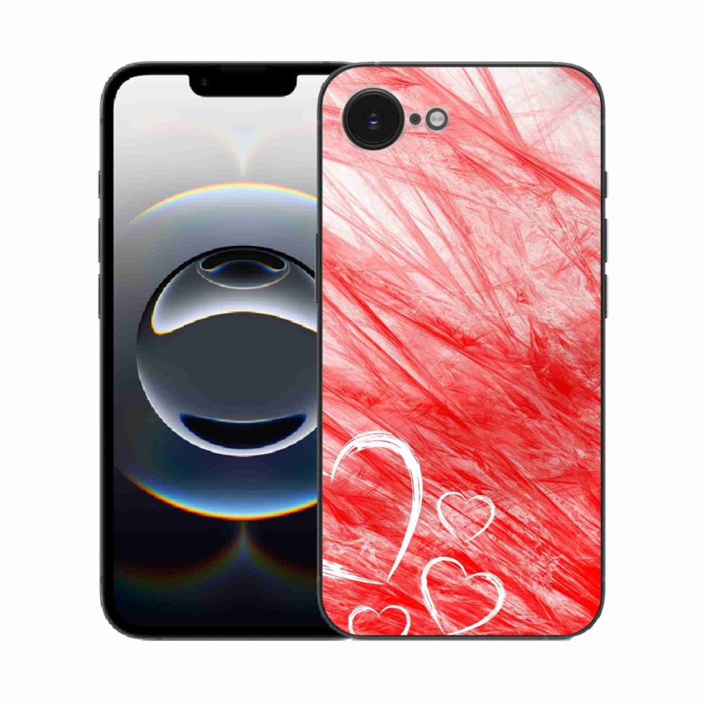 Gelový kryt mmCase na iPhone 16e - heart