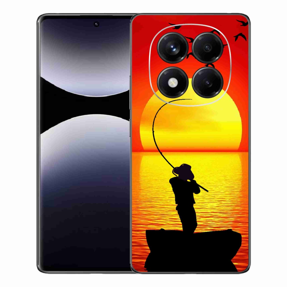 Gelový kryt mmCase na Xiaomi Redmi Note 14 Pro - rybaření