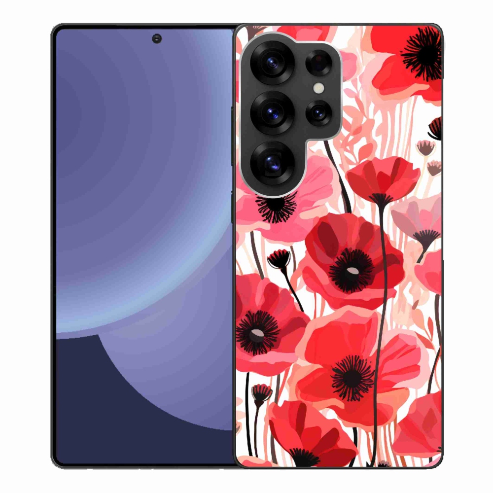 Gelový kryt mmCase na Samsung Galaxy S25 Ultra - vlčí mák 1