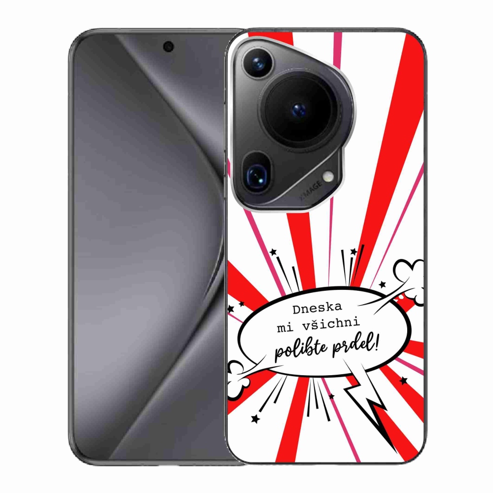 Gelový kryt mmCase na Huawei Pura 70 Ultra - vtipný text 15 bílé pozadí