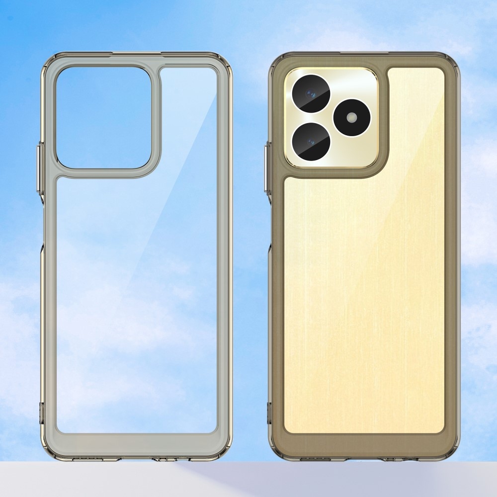 Gelový obal s pevnými zády na Realme C51/C53 - šedý