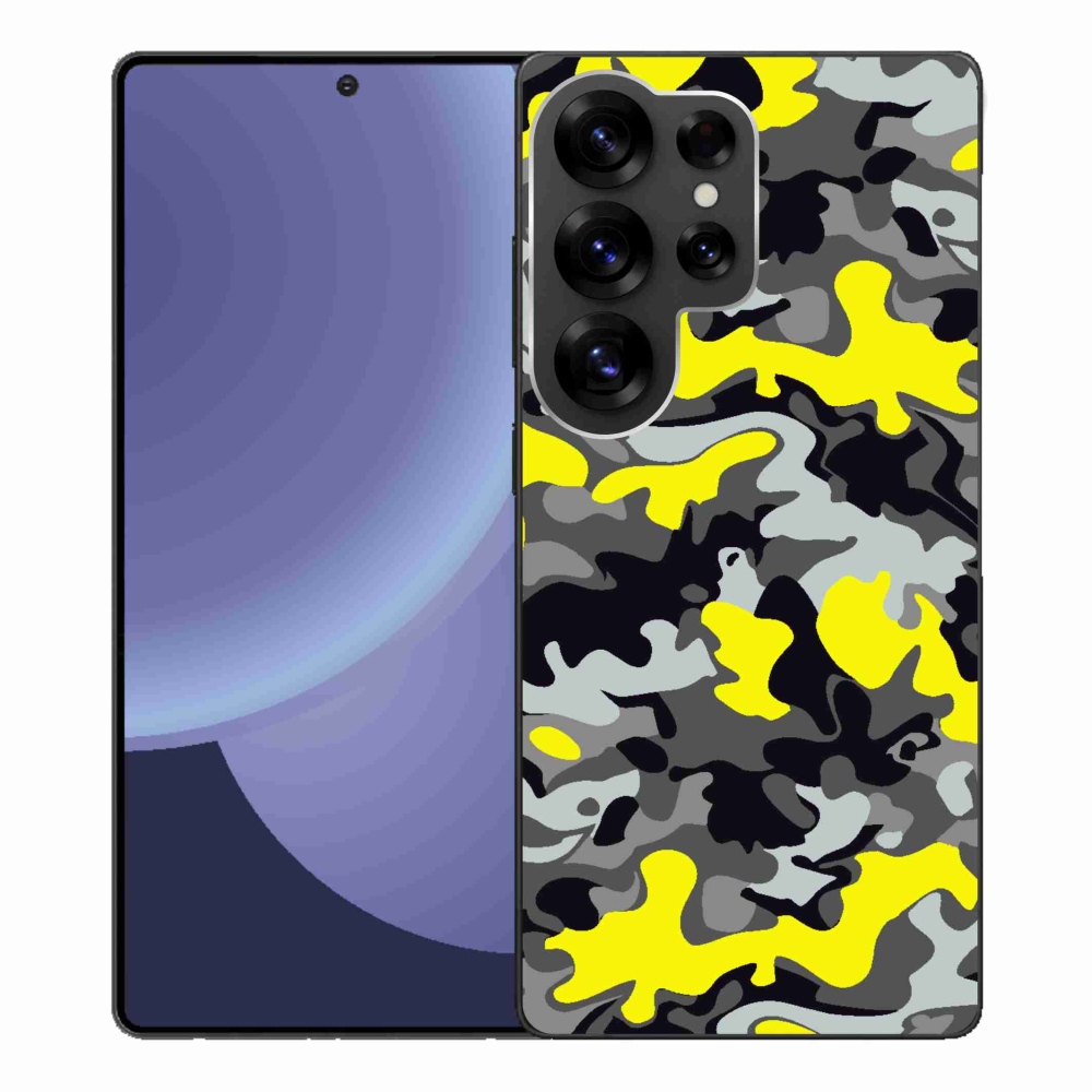Gelový kryt mmCase na Samsung Galaxy S25 Ultra - maskáčový vzor 6