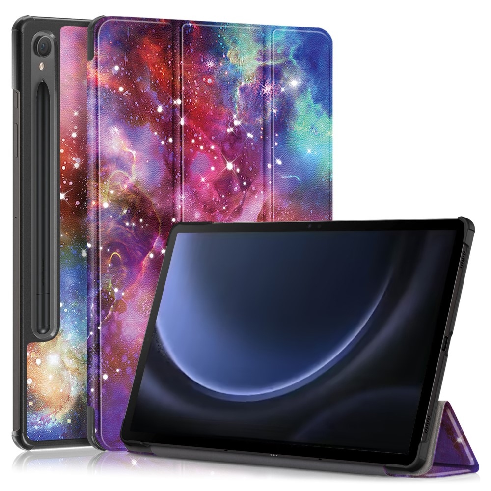 Print chytré zavírací pouzdro na Samsung Galaxy Tab S9 FE/Tab S10 FE - vesmír