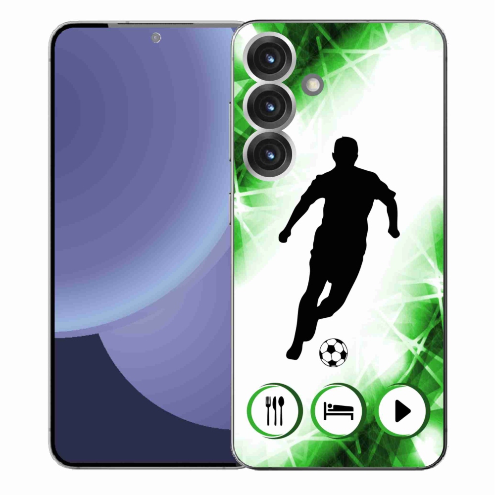 Gelový kryt mmCase na Samsung Galaxy S25+ - fotbalista