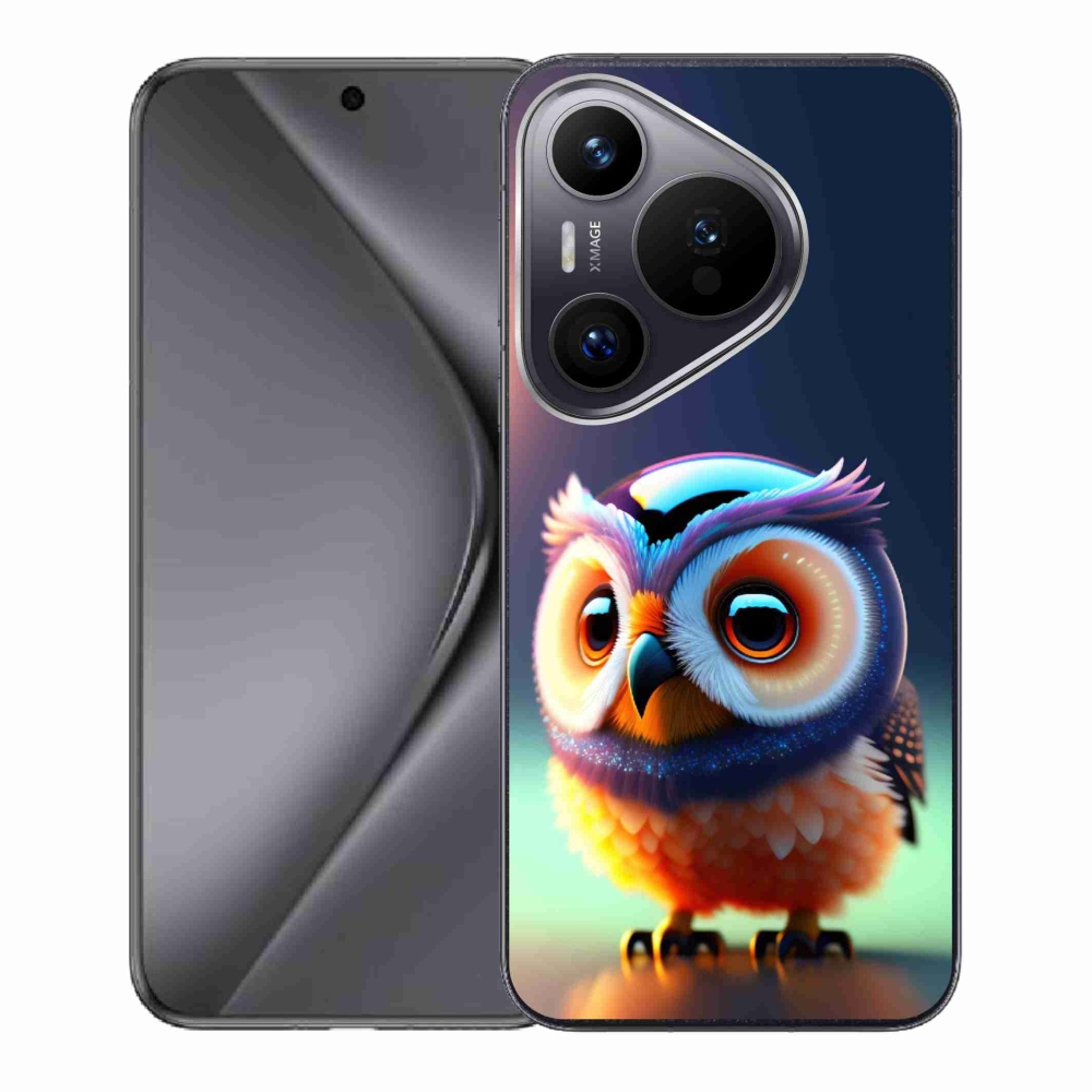 Gelový kryt mmCase na Huawei Pura 70 - sovička