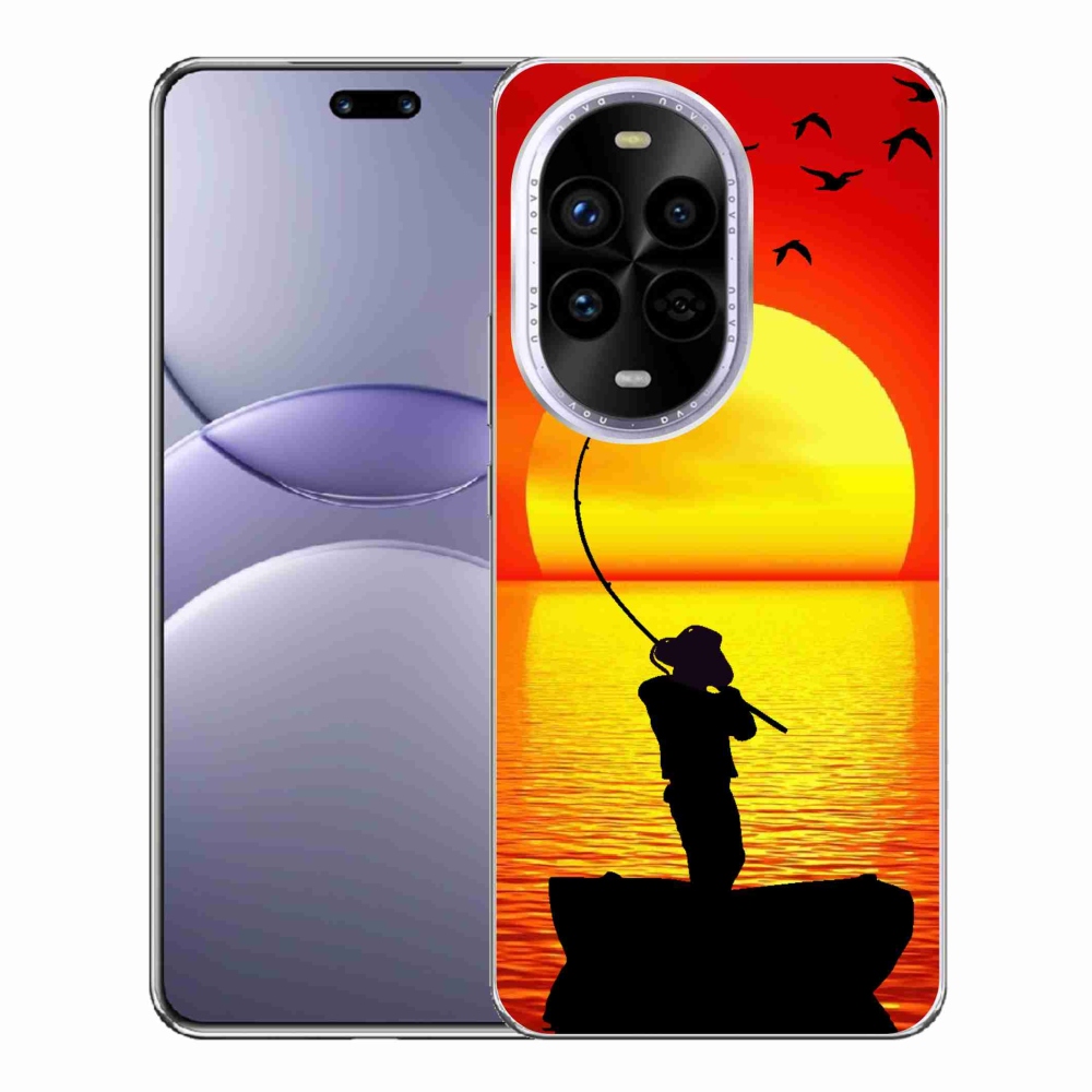 Gelový kryt mmCase na Huawei Nova 13 Pro 5G - rybaření