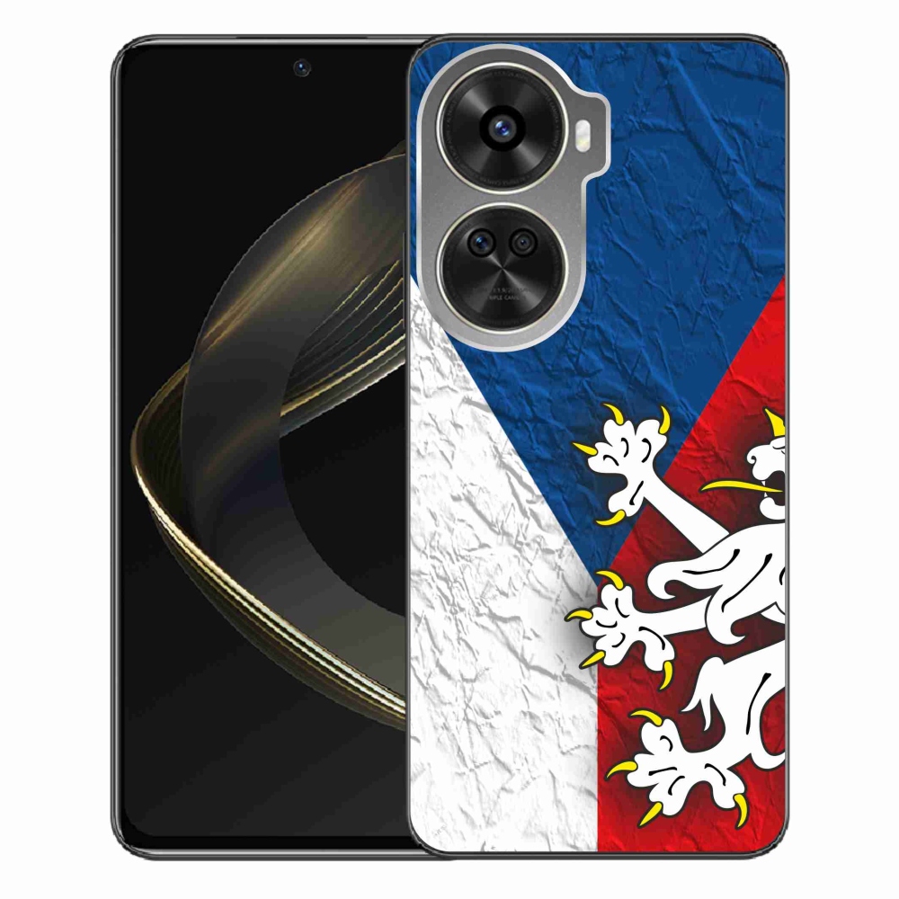 Gelový kryt mmCase na Huawei Nova 12 SE - česká vlajka 1