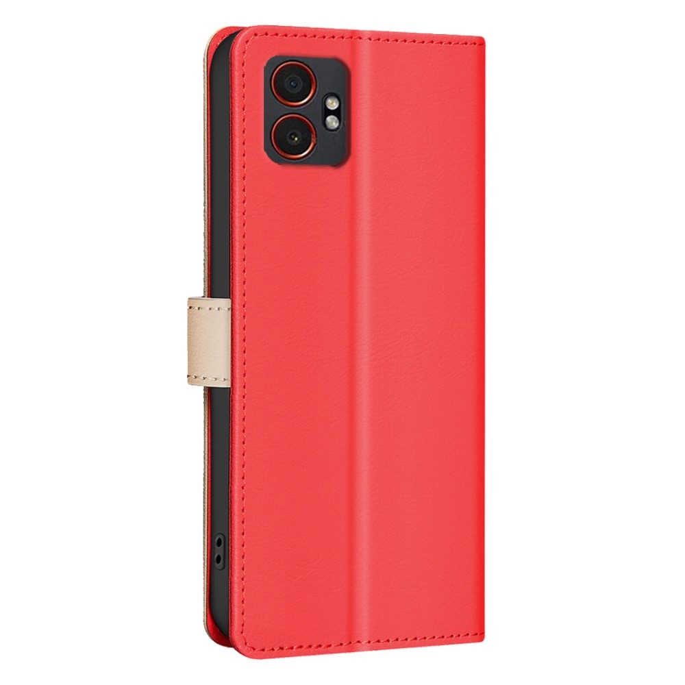 BNF DUO knížkové pouzdro na Samsung Galaxy Xcover 7 Pro - červené