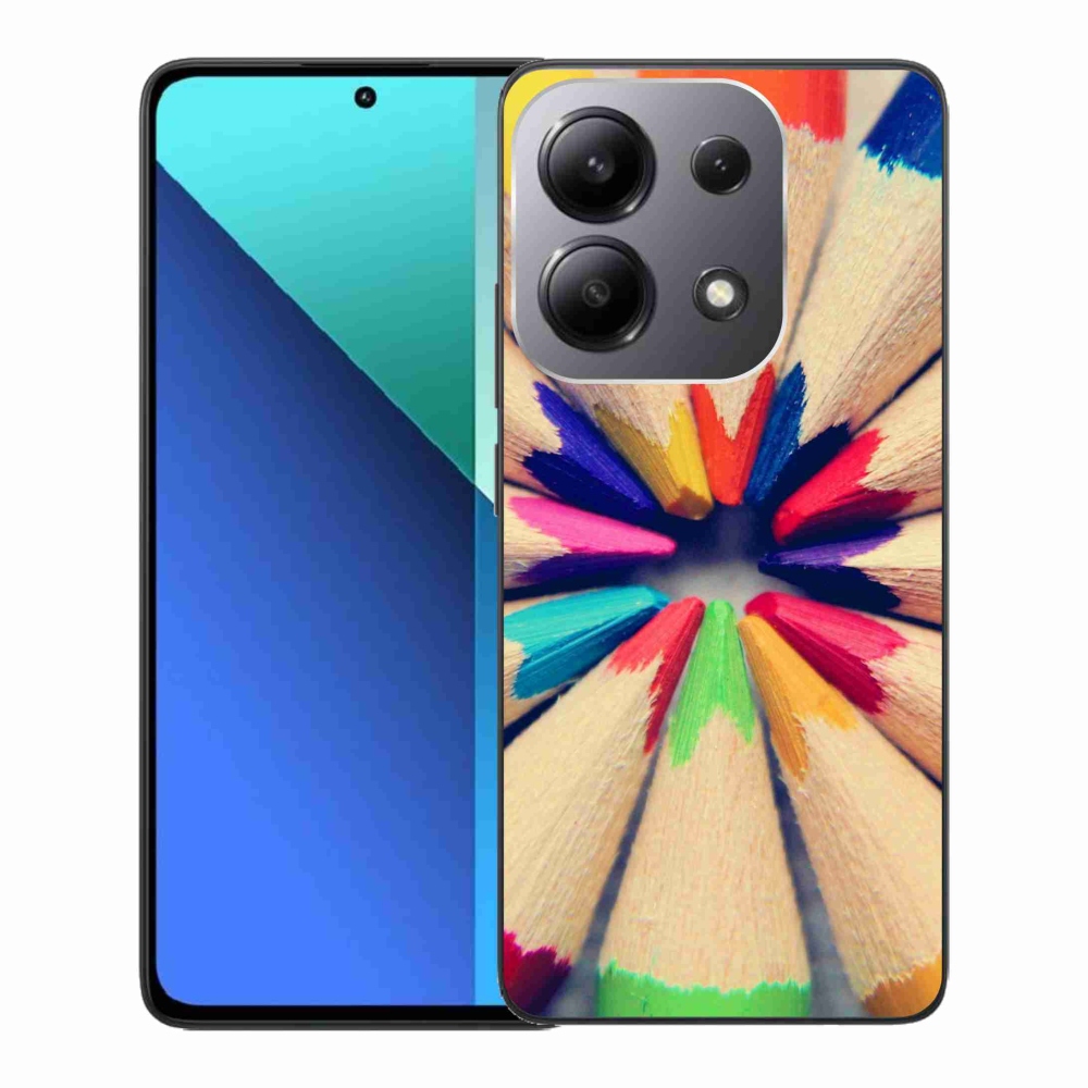 Gelový kryt mmCase na Xiaomi Redmi Note 13 - pastelky 